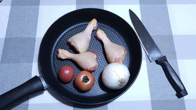 Ingredientes para preparar croquetas de pollo