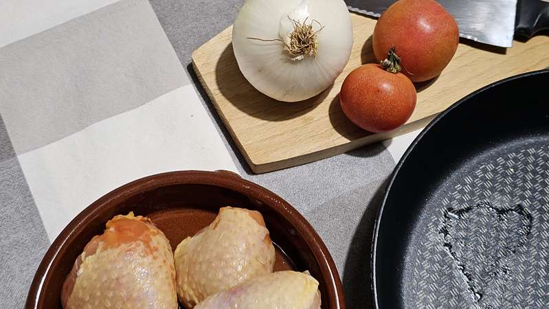 Ingredientes para preparar pollo en salsa arguiñano